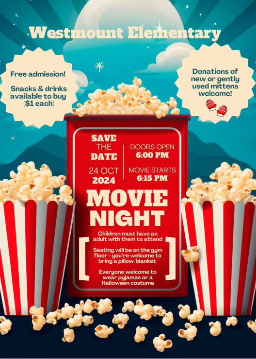 WSA movie night October 24.